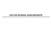 Out-of-School Adolescents